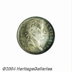 Napoleon Empereur 1/2 franc 1814A, Laureate