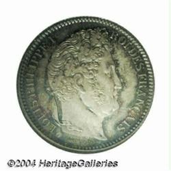 Louis Philippe 2 francs 1832A, Bust right/Date