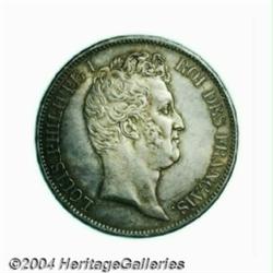 Louis Philippe 5 francs 1830A, raised edge