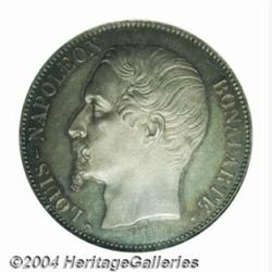 Napoleon III 5 Francs 1852A, KM773.1, Proof 63