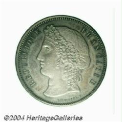 Second Republic Pattern 5 francs 1848, Plain