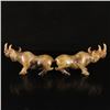 Image 3 : Vintage Chinese Hetian Jade Rhinoceros Statue