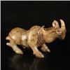 Image 4 : Vintage Chinese Hetian Jade Rhinoceros Statue