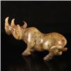 Image 8 : Vintage Chinese Hetian Jade Rhinoceros Statue