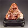 Image 1 : Chinese Shoushan Stone Statue - Magpie & Plum Flower