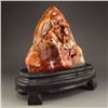 Image 3 : Chinese Shoushan Stone Statue - Magpie & Plum Flower