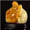 Image 6 : Chinese Shoushan Stone Laughing Buddha Statue