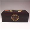 Image 1 : Chinese Zitan Wood Inlay Shells Jewelry Box