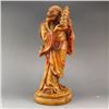 Image 2 : Chinese Shoushan Stone Statue - Buddhist Pagoda Arhat