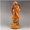 Image 7 : Chinese Shoushan Stone Statue - Buddhist Pagoda Arhat