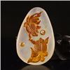 Image 1 : Chinese Natural Agate Goldfish Pendant