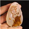 Image 5 : Chinese Natural Agate Goldfish Pendant