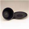 Image 5 : Japanese Black Iron Carved Tea Cup & Tea Plate