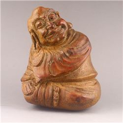 Chinese Bamboo Buddhism Arhat Statue