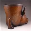Image 3 : Chinese Red Copper Inlay Silver Wire Incense Burner