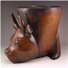 Image 6 : Chinese Red Copper Inlay Silver Wire Incense Burner