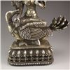 Image 3 : Chinese Tibet White Copper Buddha Statue