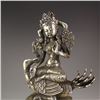 Image 6 : Chinese Tibet White Copper Buddha Statue