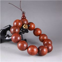 Chinese Zitan Wood Beads Bracelet