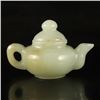 Image 1 : Chinese Natural Hetian Jade Teapot