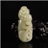 Image 1 : Chinese Hetian Jade Pendant - Monkey
