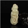 Image 2 : Chinese Hetian Jade Pendant - Monkey