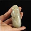 Image 6 : Chinese Hetian Jade Pendant - Monkey