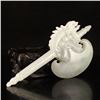 Image 2 : Superb Natural Jadeite / Jade Dragon Head Axe Statue
