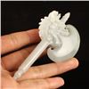 Image 6 : Superb Natural Jadeite / Jade Dragon Head Axe Statue