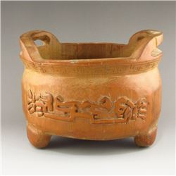 Chinese Bamboo Incense Burner