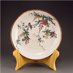 Chinese Wu Cai Porcelain Plate