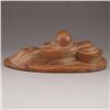 Image 2 : Chinese Boxwood Hard Wood Statue - Laughing Buddha