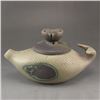 Image 1 : Chinese Natural Jade Fish Shape Teapot