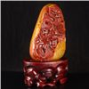 Image 3 : Superb Chinese Shoushan Stone Statue - Dragon