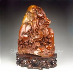 Chinese Shoushan Stone Statue - Fairy Girls