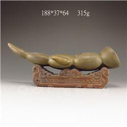 Handmade Chinese Zisha Statue - Lotus Root