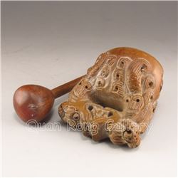 Chinese Boxwood Buddhism Prayer Tools - Wooden Fish