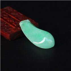 Natural Jadeite Lucky Pendant w Certificate