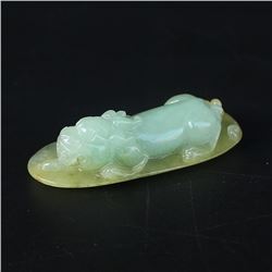 Natural Jadeite Pendant - Unicorn w Certificate