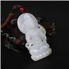 Image 2 : Natural Jadeite Kwan-yin Pendant w Certificate
