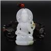 Image 4 : Natural Jadeite Kwan-yin Pendant w Certificate
