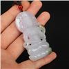 Image 5 : Natural Jadeite Kwan-yin Pendant w Certificate