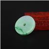 Image 1 : Superb Natural Jadeite Lucky Pendant w Certificate