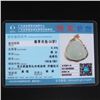 Image 6 : 18K Gold Inlay Natural Jadeite Diamond Laughing Buddha Pendant w Certificate