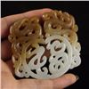 Image 8 : 18K Gold Inlay Natural Jadeite Diamond Laughing Buddha Pendant w Certificate