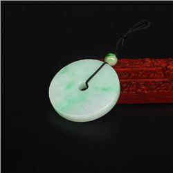 Natural Jadeite Lucky Pendant w Certificate