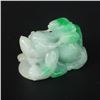 Image 4 : Natural Jadeite Pixiu Statue w Certificate