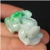 Image 5 : Natural Jadeite Pixiu Statue w Certificate