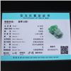 Image 7 : Natural Jadeite Pixiu Statue w Certificate