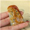 Image 5 : Natural Jadeite Pendant - Magpie & Plum Flower w Certificate
